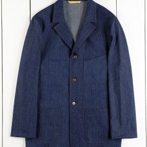 veste château en denim extensible « fabric washed »