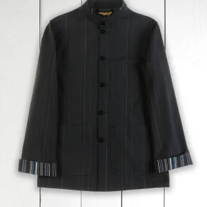 veste naipaul en seersucker double-face à rayures scandinaves