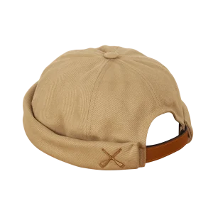 bonnet docker miki de chez Béton Ciré en coton sand