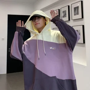 Hoodie coréen Diagonale