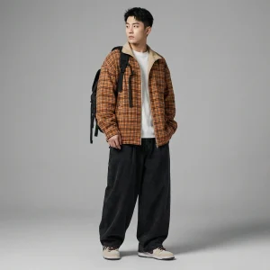 Jeans Droit Homme Coréen Rétro