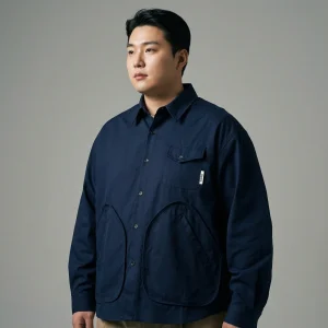 Chemise Coréenne Homme Multi-Poches