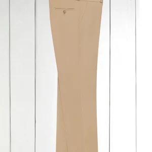 pantalon siza en serge de coton extensible sable