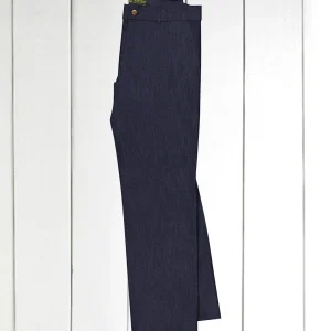 pantalon cheverny en denim extensible sanforisé indigo