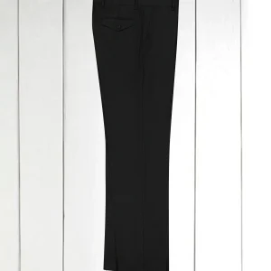 pantalon jules coupe ample en toile pure laine vert mousse