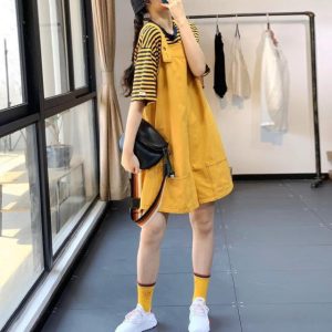 Large salopette coréenne