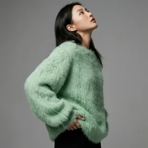 Pull Coréen Femme Col Rond Ample