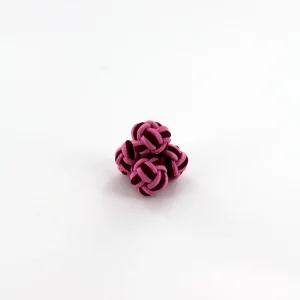 Passementerie rose et bordeaux