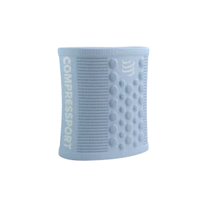 Bandeau de poignets  Compressport  Sweatbands 3D.Dots bleu ciel