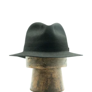 chapeau déperlant Guerra en feutre de lapin noir