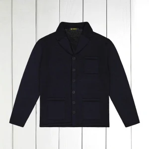 veste Inis Meáin en alpaga mérinos cachemire et soie noir