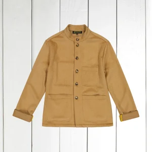 veste naipaul en poil de chameau couleur naturelle