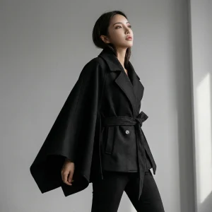 Poncho Cape Hiver Femme Coréenne